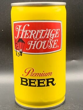 Vintage Beer Can Heritage House Premium Beer Pull Tab Empty Steel Can